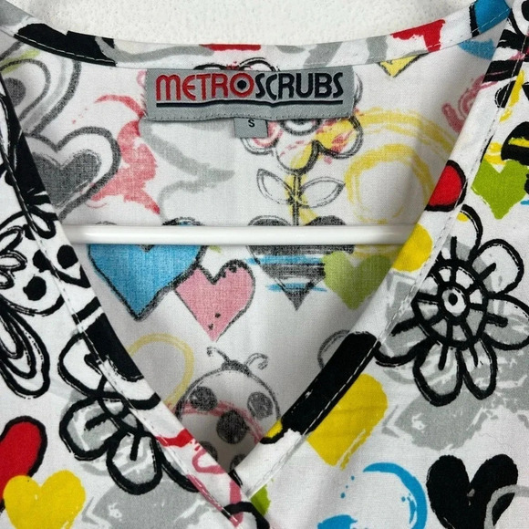 Super Cute Colorful MetroScrubs Size S - Picture 3 of 6